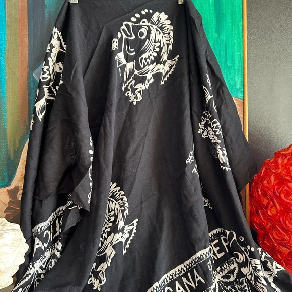 Black and White Women's Swim Sarong - Picture 14 of 15